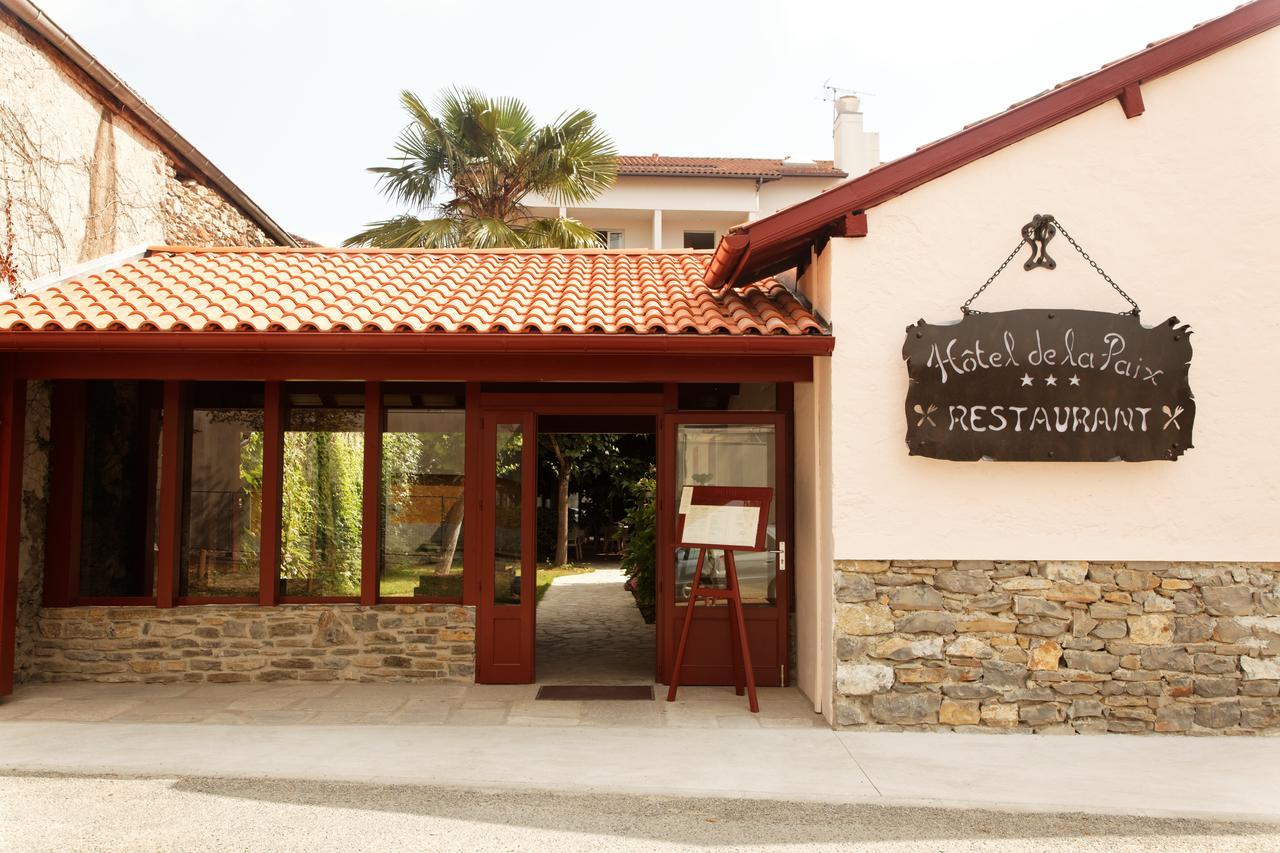 Hotel-Restaurant De La Paix Saint-Palais  Dış mekan fotoğraf